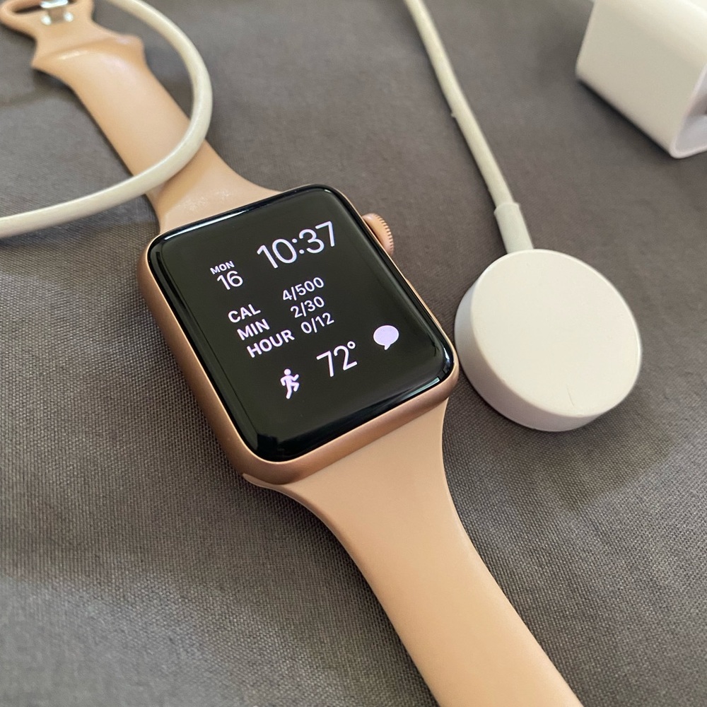 Apple Watch series 3- CELLULAR capability- 38mm with multiple bands